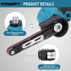 Wodhmiey Cordless Belt Sander  16 8v Lithium Battery  7000rpm  15 Sanding    
