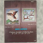1980 Great Glass Bird Patterns Book 1  7380 Plaid Stained Glass 3 Designs Parrot