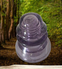 Whitall Tatum No  1   Purple Glass Insulator   Amethyst   Vintage
