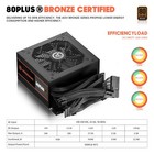 Agv Series 500w Power Supply  80 Plus Bronze Certified  Non Modular Power Sup   