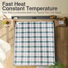 New Full Size Electric Home Blanket Heated Sherpa Twin Bed Fleece Heat Us Plug  