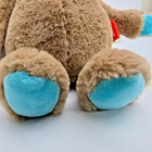 B Softies Teddy Bear Plush Brown Tan Soft Cuddly Stuffed Animal Blue Paws 2019