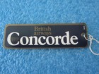 British Airways Concorde Airplane 1970 s M239 Luggage Baggage Tag One Crown In C