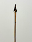 Original Native American Indian Arrow  Metal Tip  Feathers  Sinew   e9