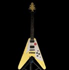 Vintage Cream Yellow Electric Guitar Mahogany Body Fuk It Kill Em All Heavy Aged