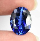 Blue Sapphire Certified Natural 20 Ct Oval Cut Loose Gemstone Free Shipping