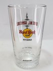 Hard Rock Cafe Beer Glass Pittsburgh Pint-raised Budweiser On Bottom Of Blass