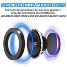 Tzgbass 6 5 Speaker Foam Rings  Car Enhancer Kit Inch  Black