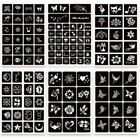 575pcs Temporary Tattoo Stencils  20 Sheets Henna Tattoo Stencil Kit For Women M