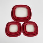 Rubbermaid Premier Lids Flex And Seal Easy Find Lot Of 3 - 7  And 5 