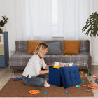 Ottoman Storage Ottoman Foot Rest Stool Foldable Bench Student Dormitory Bedroom