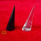 1 2 3 5 10pcs Cone Shaped Acrylic Ring Finger Desk Table Display Stand Holder