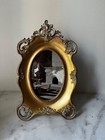 Gold Ornate   Floral For 4   x6    Oval Picture Frame Antique Style New  