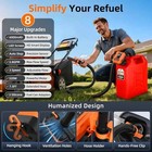 Fuel Transfer Pump  Automatic 3 8 Gpm Gas Can Pump  Electric Cordless Fuel Pump