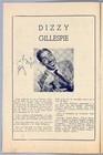Dizzy Gillespie     Mega Rare Vintage Orig Marseille 1948 Concert Program  signed 