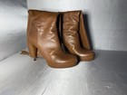 Gucci Fold Over Leather Platform Boots Women   s Size 40
