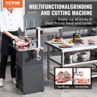 Vevor 850w Commercial Electric Meat Bandsaw Stainless Steel Bone Sawing Machine