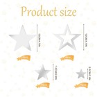Stars Acrylic Mirror Wall Stickers  26 Pcs Removable Star Room Decor Stars St   