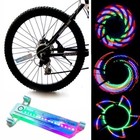 Bicycle Bike Wheel Lights Multicolor In 32 Led String Fits Any Spoke Rim Tires