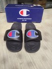 New Women s Champion Mega Slide Comfort Adjustable Slides Sandal Black Pick Size