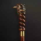 Eagle Head Hand Carved Handmade Handle Wooden Walking Stick Cane Hiking Designer