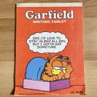 Garfield 1978 Stationary Bundle Writing Tablet Stickers   Pencils Lot Vintage