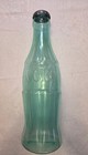 Vintage Coca-cola Coke Bottle Shaped Plastic Coin Bank Green 12  Piggy Bank