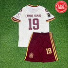 Sale   Lamine Yamal  19 Spain Home away Soccer Kids Jersey Size 16-28