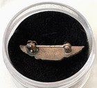 Vtg 1940s Western Airlines Wing Pin  W  Indian Head Image