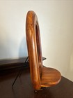 12   x8    Vintage Rustic Oval Wooden Wall Mirror W  Shelf