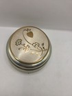 Vintage Working Vanity Powder Puff Music Box W lid