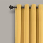 Lush Decor Insulated Grommet Blackout Window Curtain Panels Pair 52x95 Yellow Mo
