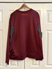 Nike Virginia Tech Hokies Maroon Therma-fit Long Sleeve Pullover Size Xl
