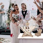 Wedding Guest Book Alternative - Rustic Heart Drop Top Picture Frame Acrylic    