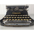 Corona Typewriter Company Inc  Model No  3 Folding Portable W  Case Vtg Antique