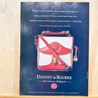 1996 Dooney   Bourke Purse Bag Square Vintage Carrier Vintage Print Ad Advert