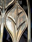 Vtg Arts And Crafts Style Solid Brass Single Candle Wall Sconce  20   x7     Exc