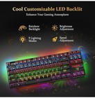 Redragon - Kumara K552 Rgb Wired Tkl Gaming Mechanical Blue Switch Keyboard  Rgb