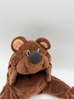 Fisher Price Rumple Bear Plush 1993 Brown Floppy Stuffed Doll Tan Paws 18 