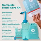 Medi Grade Sinus Rinse Bottle  500ml With 30 Sinus Rinse Packets - Complete Nasa