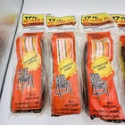  6  Vintage 17ft Re-web Kit W-17 Lawn Chair  Orange Yellow Black White Pattern