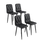 Dining Chairs Set Of 4 modern Kitchen Dining Room Chairs pu Dining Chair Up