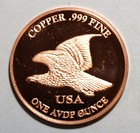 Three Stooges 1 Oz  Solid  999 Fine Copper Round  Moe curly   Larry