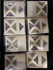 Wwii Croatia Ndh 40 Triangular Stamp Sets Birds   Flowers Mnh Scott C1   c6 