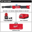 Milwaukee M12 Fuel  1 2  Digital Torque Wrench - One-key - 2 Batterie   Charger