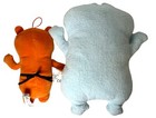 Ugly Dolls Blue Babo 13      Orange Wage The Helper 9     Plush Stuffed