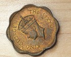 1951 Ceylon Sri Lanka 10 Cents