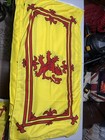 Scottish Rampant Lion Flag Quality Wooden Toggle 4    X 2    Flag 