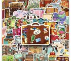 10 Random Retro Vintage Suitcase Stickers