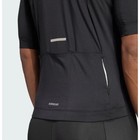 Mens Size Medium Adidas Cycling Jersey Tempo 3-stripes Tight Fit Full Zip Jd7177